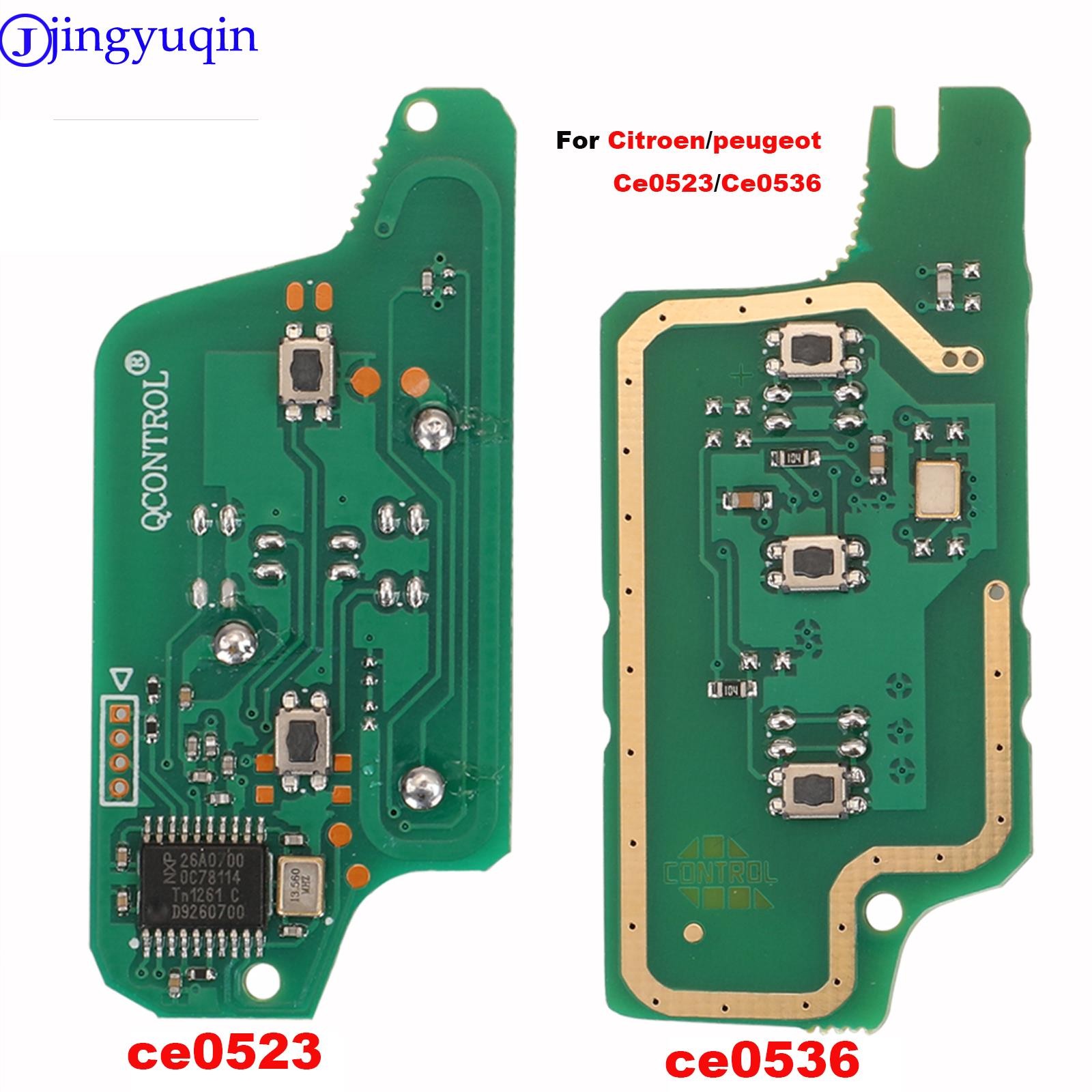 jingyuqin Remote ASK/FSK Key Board For Peugeot 207 307 308 407 607 807 For Citroen C2 C3 C4 C5 C6 CE523 CE536 7941 7946 ID46