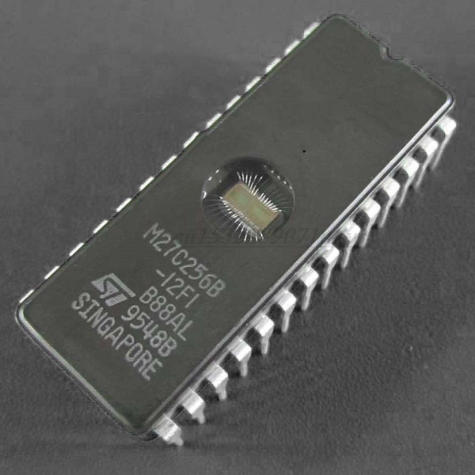 10pcs 20pcs M27C256 10F1 M27C256b 27C256 M27c256-10F1 EEPROM UV 256Kbit 120NS DIP-28 Auto Flash Memory Memory Chip