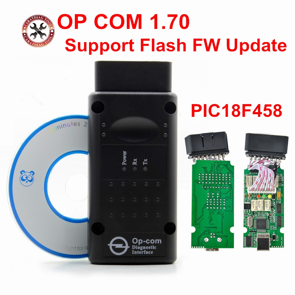 2018 Newest OPCOM V1.70 Firmware Best Quality OP-COM For Opel OP COM Diagnostic Tool With Real PIC18f458 Can Flash Update