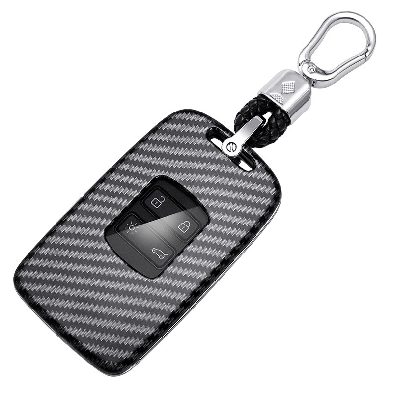 Carbon Fiber Remote Car Key Case For Renault Megane Koleos kadager Talisman Espace captour Clio Fob 2016-2020 car key cover