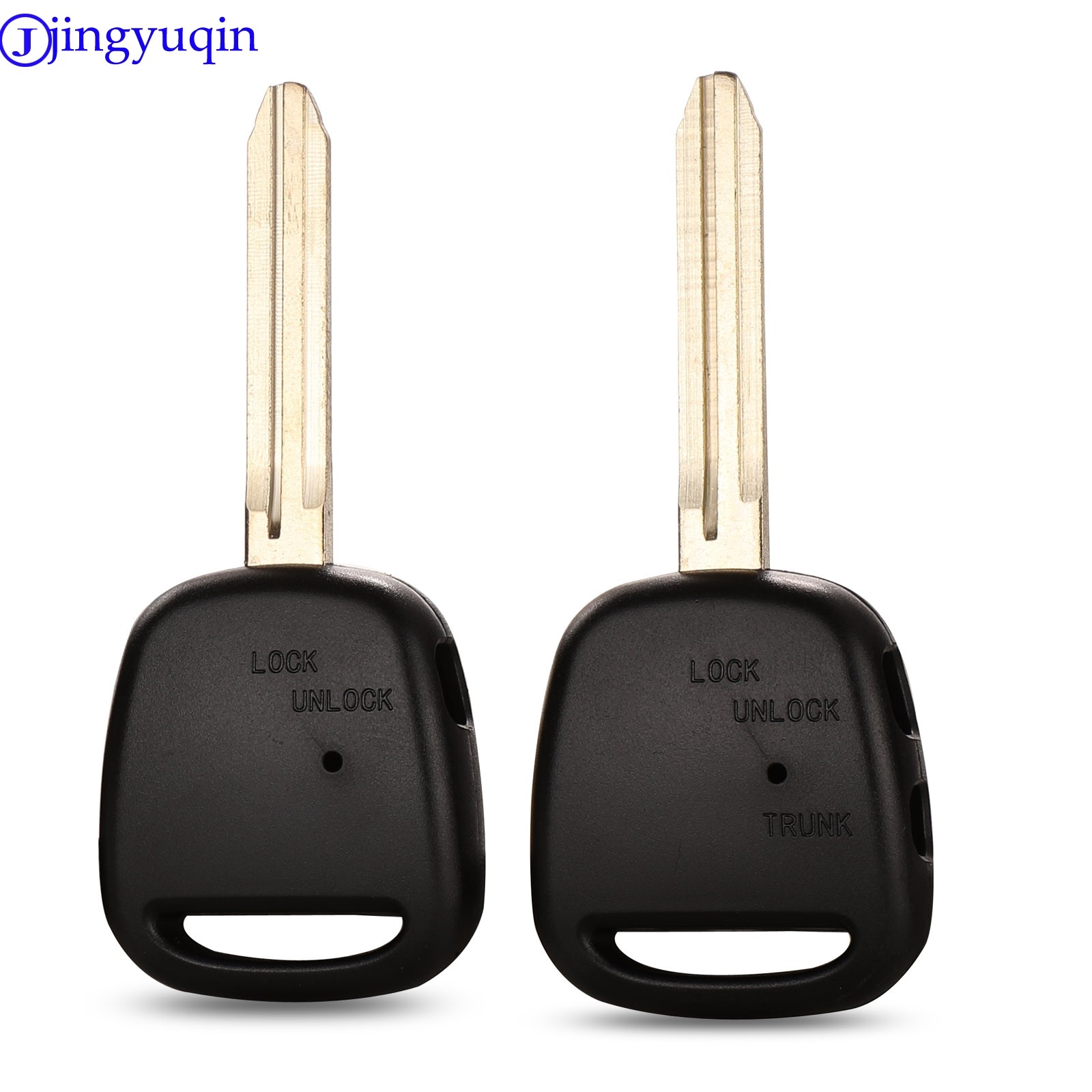 JINGYOKEN 1/2 Button Remote Control Key, Blade Cover, Fits Toyota Carina Estima Harrier Previa Corolla Celica