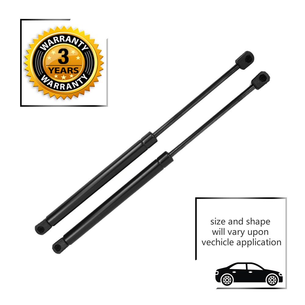 Qty(2) Front Bonnet Hood Shock Support Struts Arms Props Rods Damper Rods E36 Extended Length: 14.40"