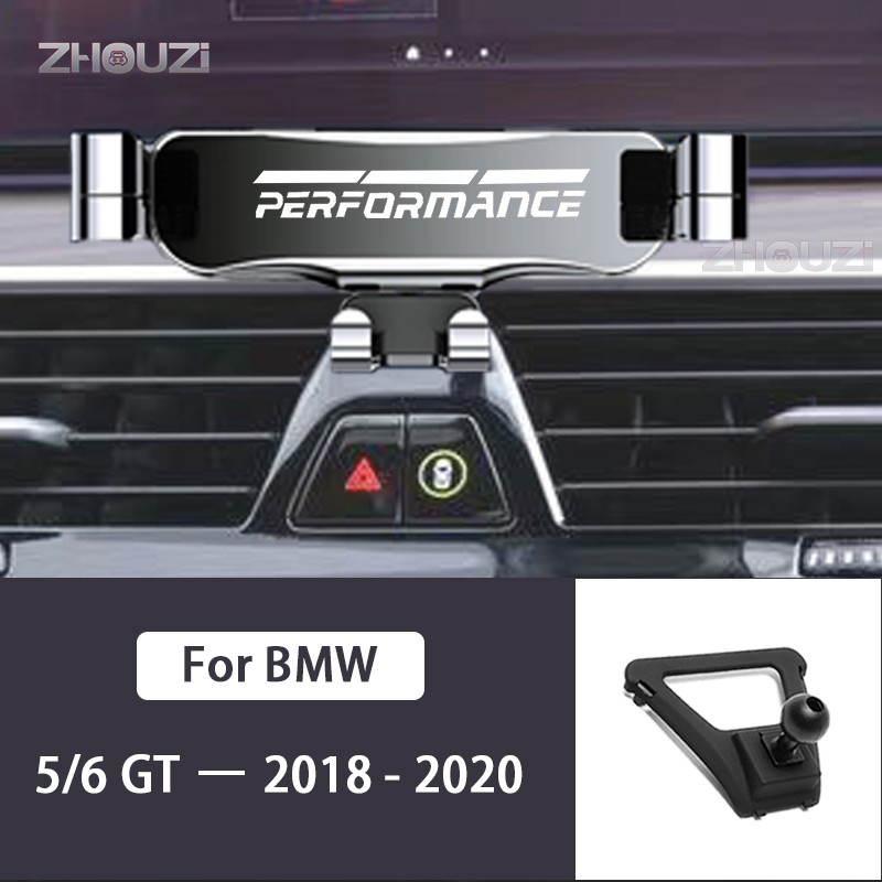 حامل هاتف محمول للسيارة الهواء تنفيس منفذ كليب حامل GPS الجاذبية ل BMW 5 سلسلة 6GT 525i 530i 540i G30 G31 G32 G38 2018-2021