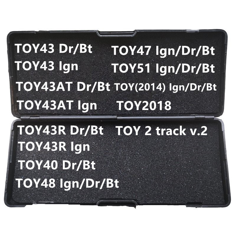 Lishi 2 in 1 TOY43 TOY43AT TOY43R TOY47 TOY51 TOY2014 TOY2018 TOY2 TOY48 TOY40 for toyotalocksmith tool for Toyota