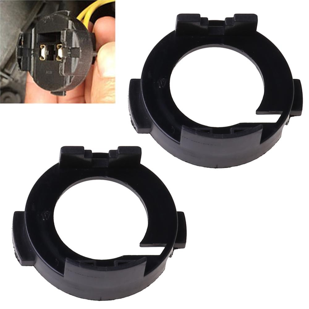 2x H7 LED Headlight Adapter Holder Retainer Socket LED Bulb Base for Kia Forte Koup 2014-2016 Rio 2012-2017