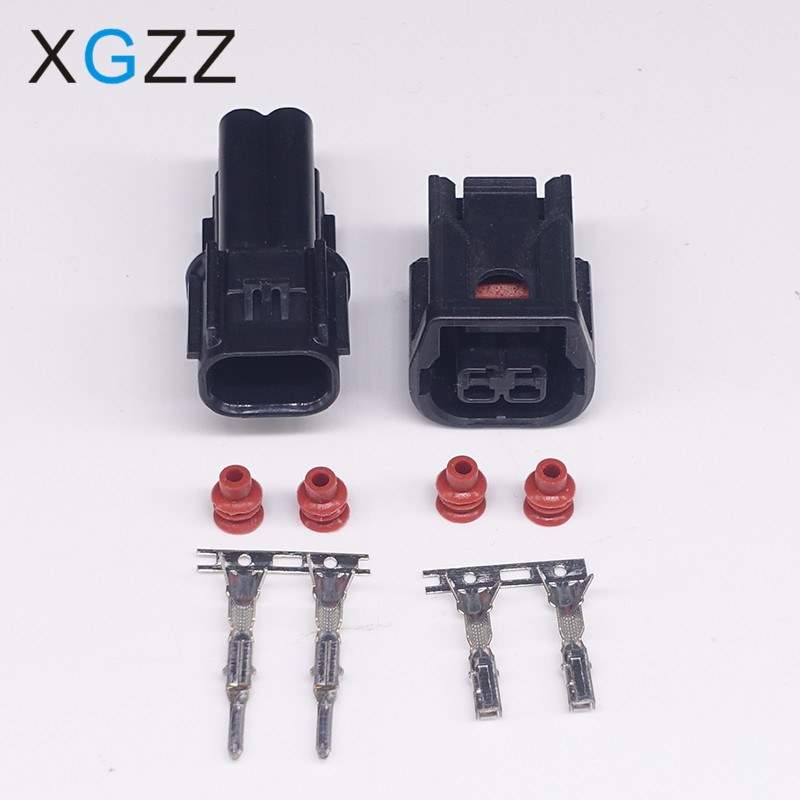 LED Fog Light Cable, Waterproof Male Female Plug for Honda 6181-6851 6189-7408, 5 Sets, 2 Pin