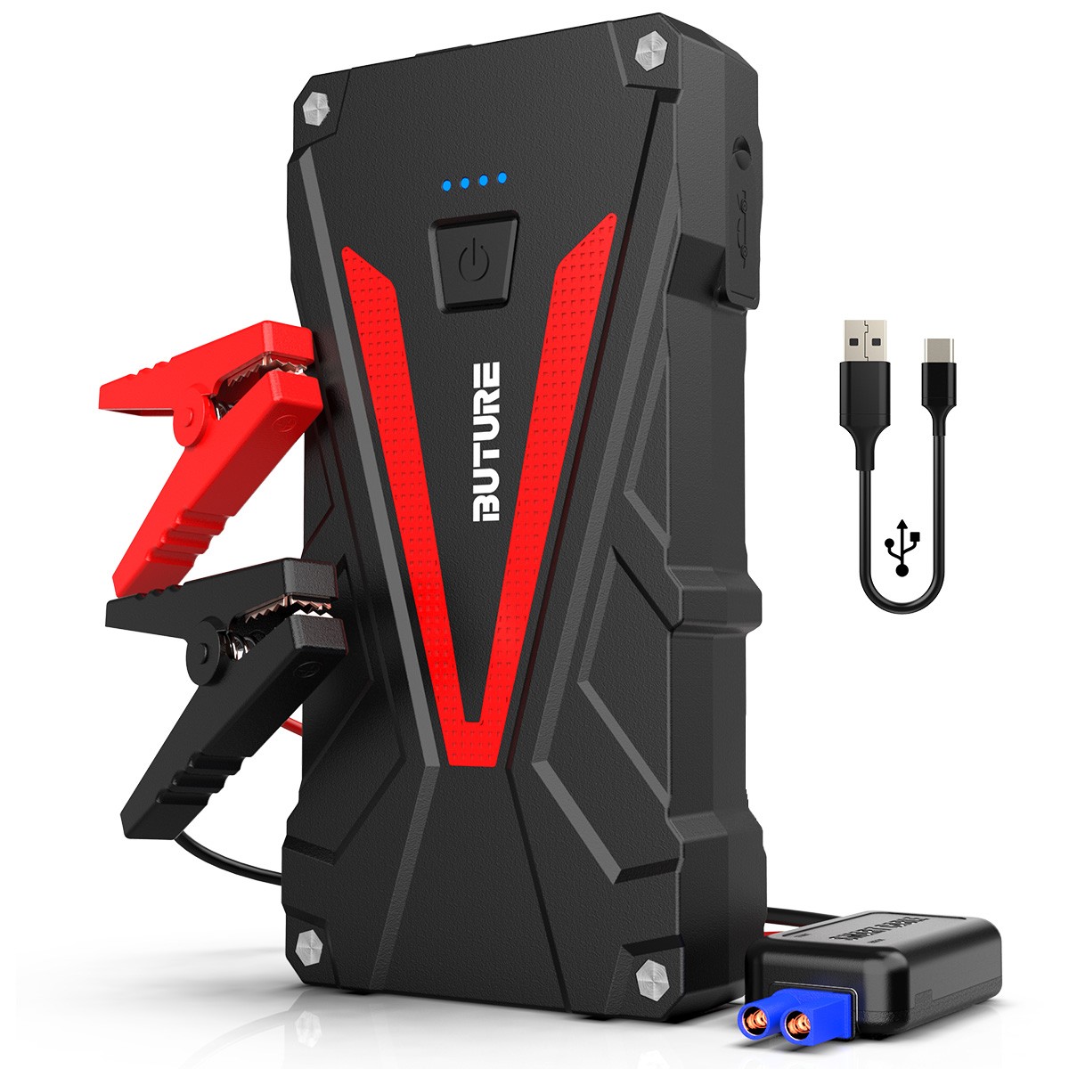 YABER Jump Starter 12800mAh 800A Mini Power Bank for 12V Car Emergency Starter Auto Auto Boosterauto Starting Auxiliary Charger