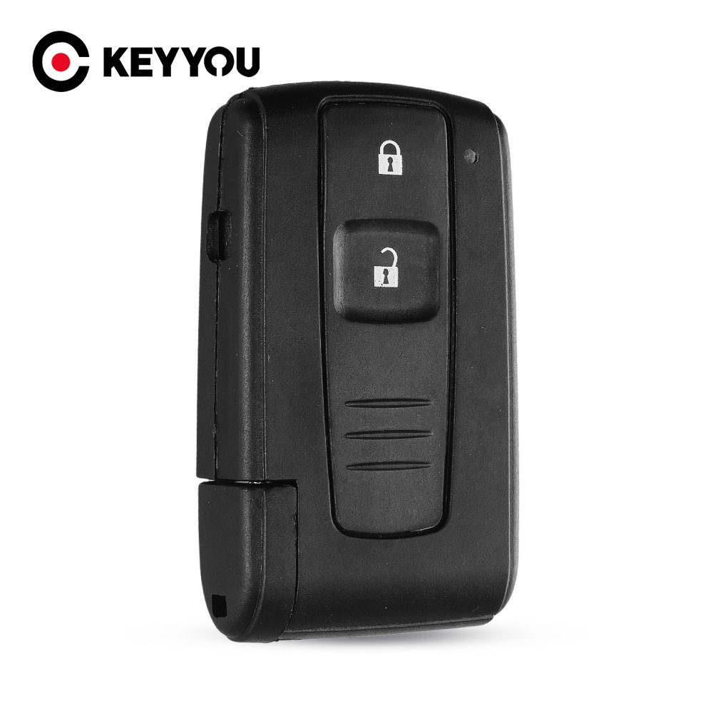 KEYYOU 2 Button Remote Key For Toyota Prius Corolla Verso TOY43 Blade