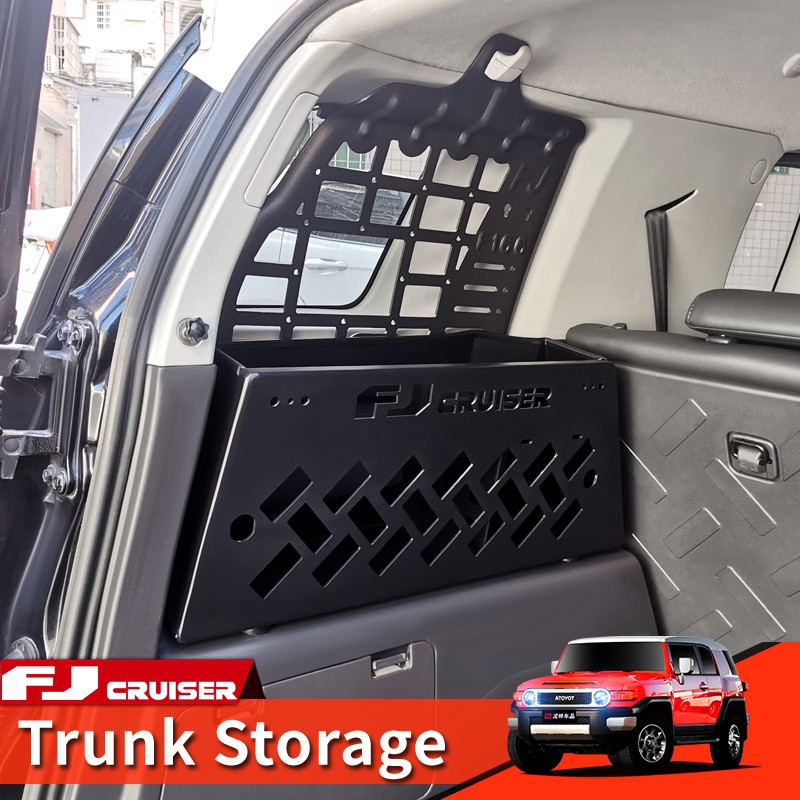 06-21 Year Toyota FJ Cruiser Accessories Modified Interior Trunk Aluminum Alloy Storage Box