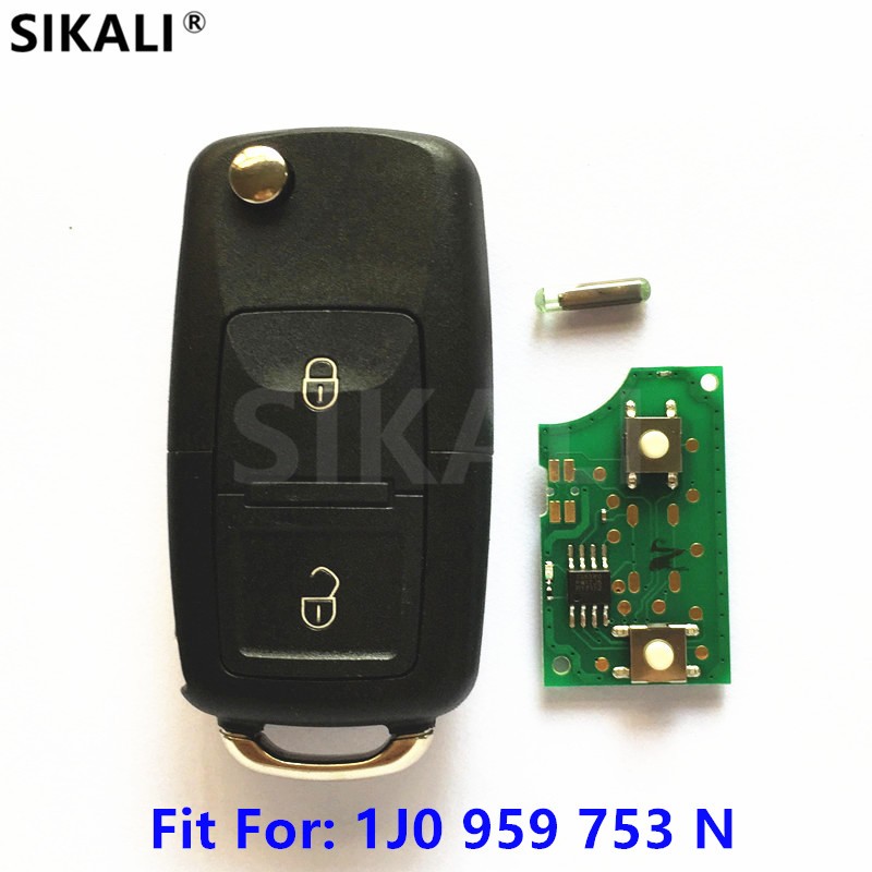 Car Remote Key for 1J0959753N 5FA009259-55 Beetle Bora Polo Golf Passat for VW/VolksWagen 1998 1999 2000 2001 2002