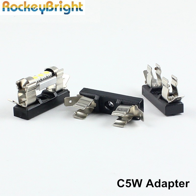 C5W led bulb holder 31mm 36mm car reading lamp led license plate lamp holder festoon 31mm 36mm socket adapter base