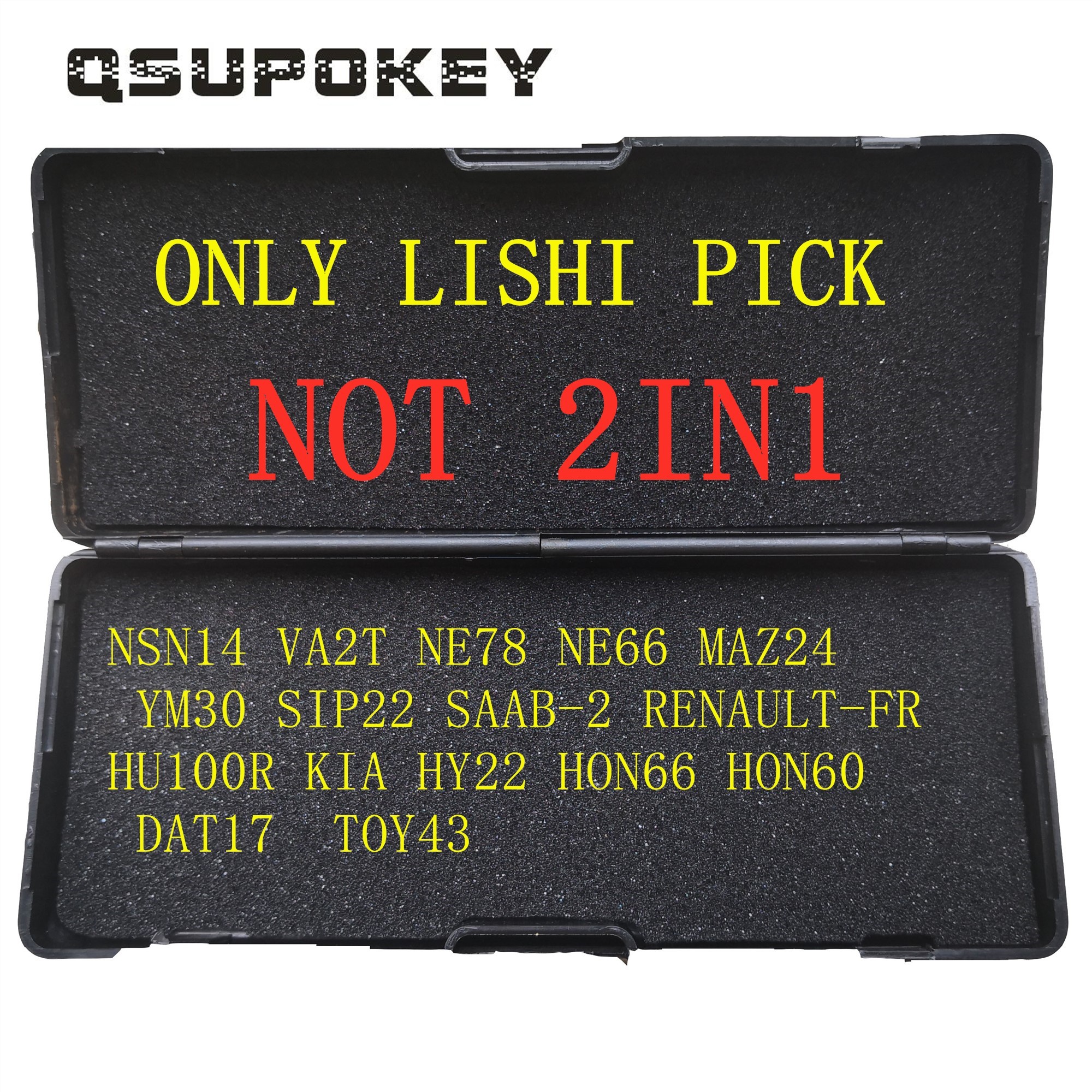 Genuine QSUPOKEY LiShi Locksmith Repair Tool Tools VA2T NE78 NE66 MAZ24 SIP22 Renault HU100 HU66 for Car/Automotive (Not 2in1)