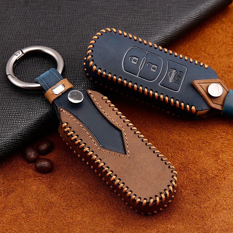 Remote Smart Car Key Case For Mazda 2 CX-5 Atenza Axela CX-7 CX-9 CX-3 CX-4 CX-8 MX5 M2 M3 M5 M6 GT Leather Keychain Cover Bag