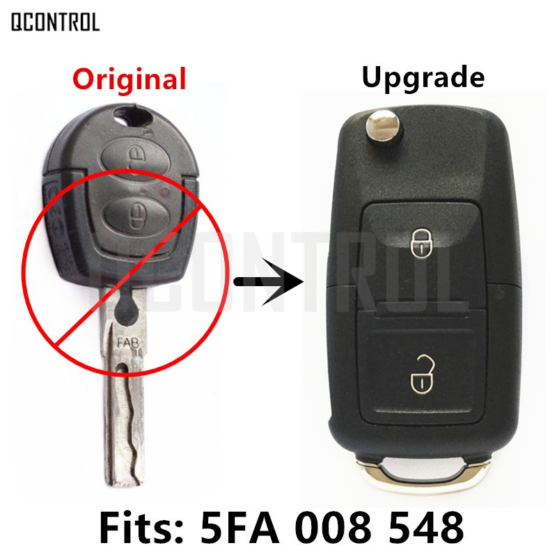 QCONTROL - Remote Key for SKODA Octavia I 5FA 008 548, with ID48 Chip, 434MHz