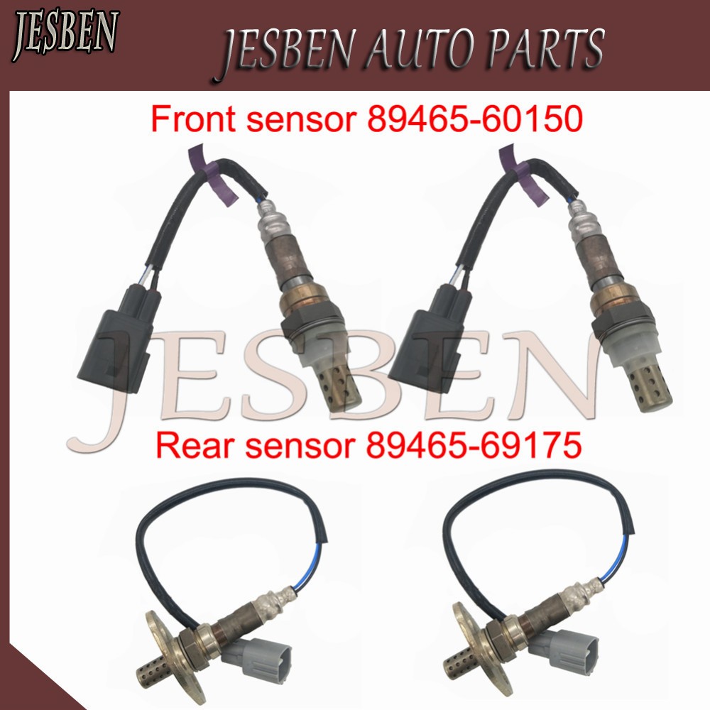 4pcs 89465-60150 89465-69175 Front And Rear Lambda O2 Oxygen Sensors For Toyota Land Cruiser 100 Lexus LX470 4.7L 2002-2007 2 3uzfe