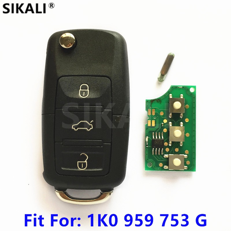 Car Remote Key 434MHz ID48 For Seat 1K0959753G 5FA009263-10 For Altea/Leon/Toledo, 2004 - 2010