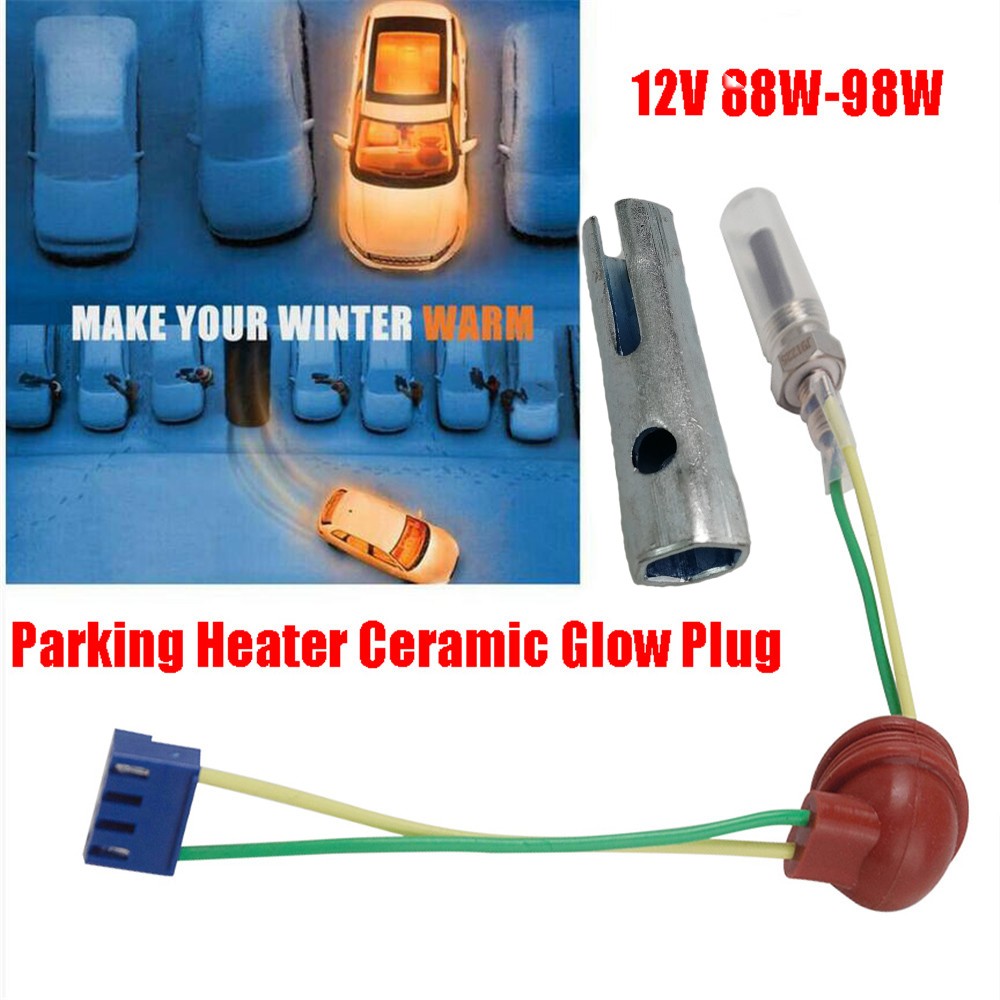 12V 88W-98W Parking Heater Ceramic Glow Plug for Car, Boat, Truck, Diesel, Parking Heater Parts Ceramic Pin
