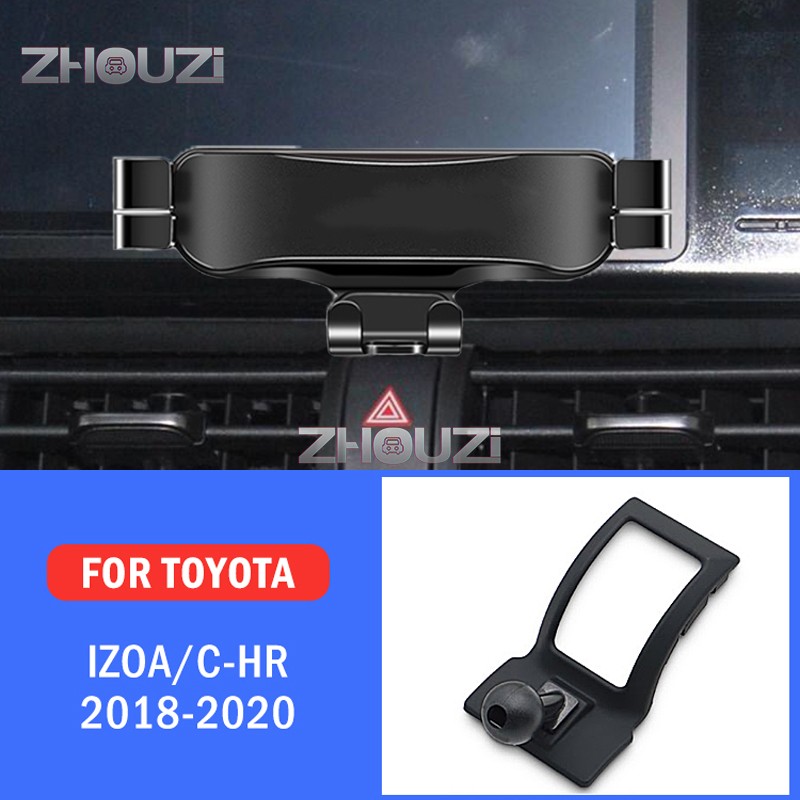 Car Mobile Phone Holder For Toyota Aizua CHR C-HR 2018 2019 2020 Special Mounts Stand GPS Gravity Navigation Bracket Accessories