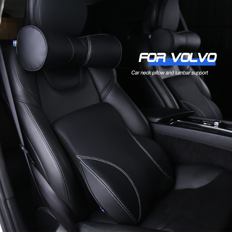 Car Neck Seat Cushion Headrest Car Accessories For Volvo Xc60 S60 s40 S80 V40 V60 v70 v50 850 c30 XC90 s90 v90 xc70