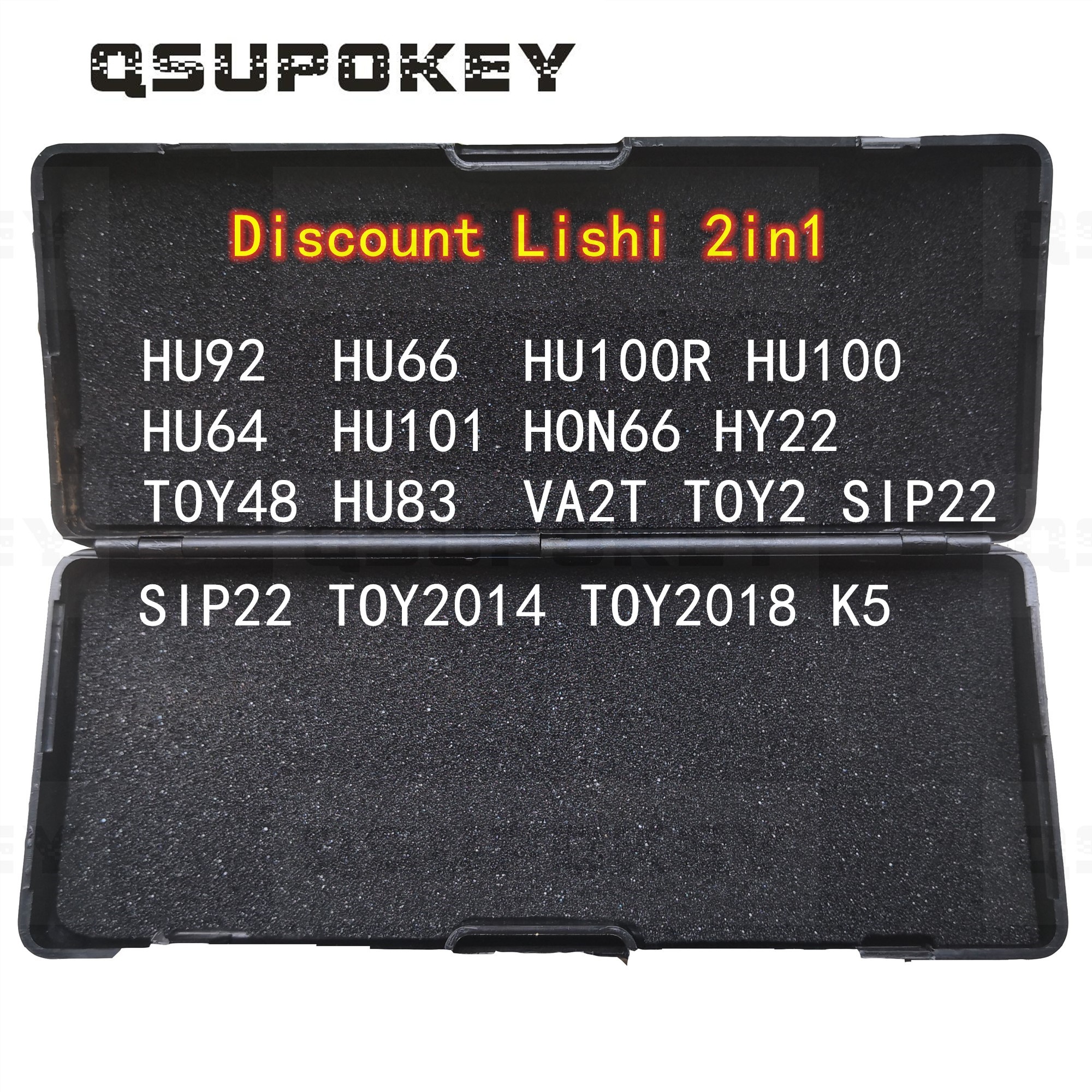 1pc Big Discount Lishi 2in1 Tool HU92 HU66 HU100R HU100 HU64 HU101 Locksmith Tools For Special Offer On Sales Lishi Tools