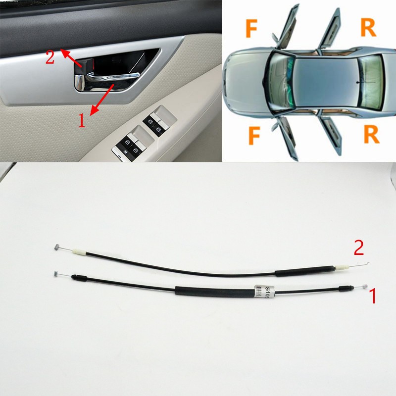 Soarhorse 1pc Car Door Handle Cable/Door Lock Wire for Lifan X60