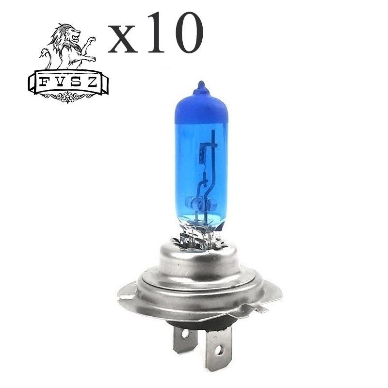 10pcs H7 12V 55W 5000K Car Halogen Headlight Bulbs Xenon Super White Lamp Light Auto Parts Replacement