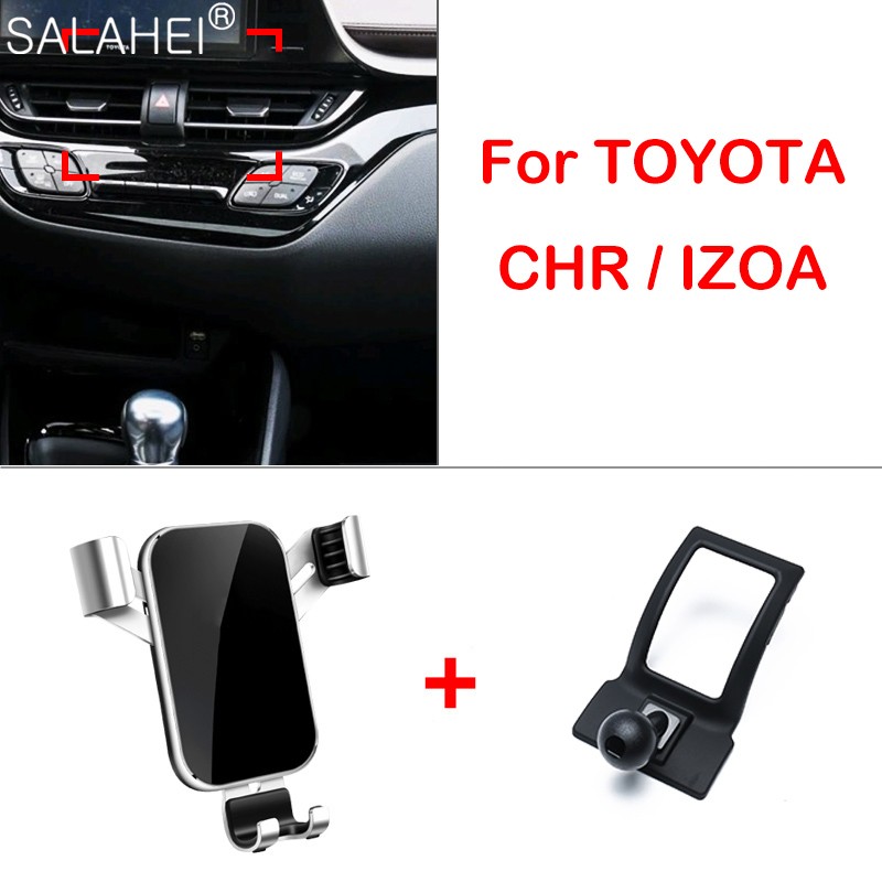 Phone Holder For Toyota CHR 2017 2018 2019 2020 Interior Dashboard Stand Holder Cell Support Car Accessories Mobile Phone Holder