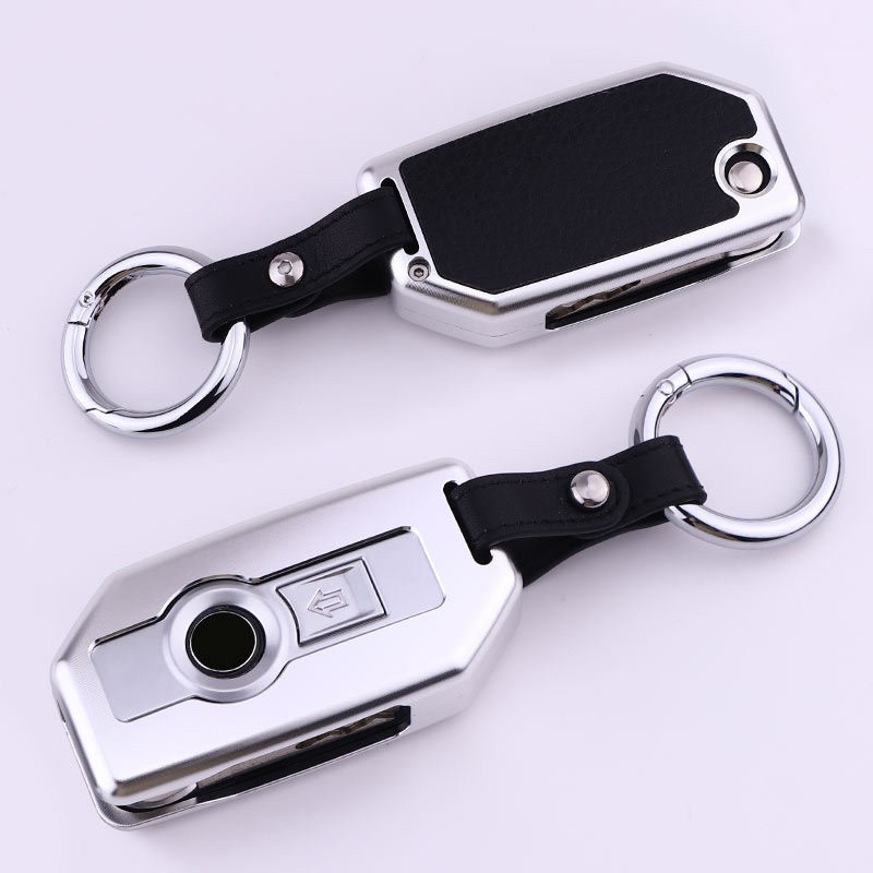 Motorcycle Remote Control Aluminum Alloy Leather Key Case Shell For BMW R1200GS R1250GS R1200RT K1600 gtl F850 750GS