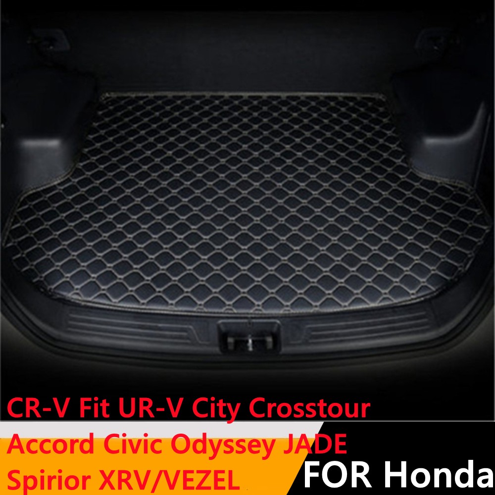 Sengayer car trunk mat tail boot cargo pad for Honda CRV Elysion Jade Odyssey Civic Spire XRV Vesel City Fit Crosstour