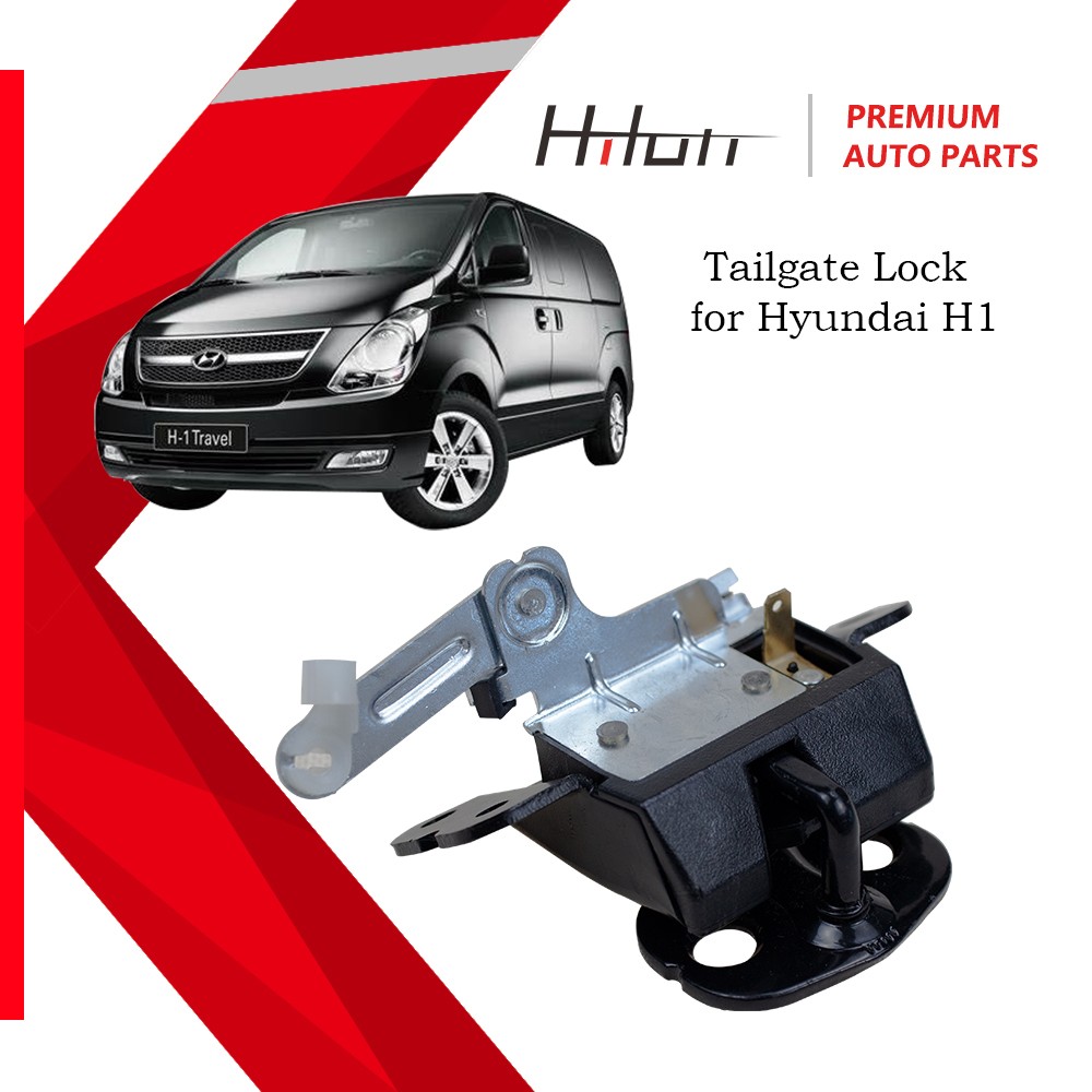 812304H001 tailgate lock, with lock catch, for Hyundai H1 I800 Grand Starex, 81230-4H001