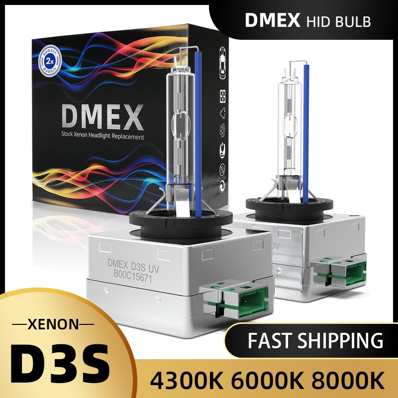 DMEX Upgrade OEM D3S Xenon HID Headlights 4300K ​​5500K 6000K 8000K 66340 42403 42302 PK32d-5 Headlamp Replacement