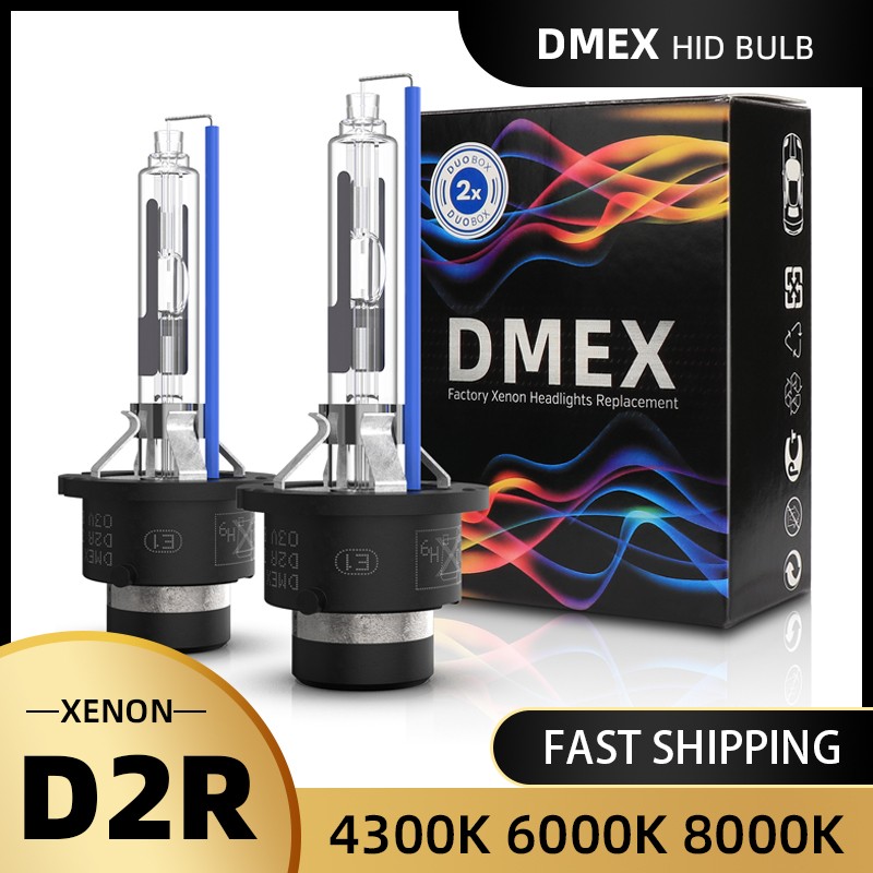 DMEX Upgrade OEM D2R Xenon HID Headlights 4300K ​​5500K 6000K 8000K Headlamp 85126 66240 P32d-3 Replacement
