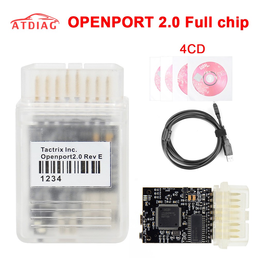 Newest Tactrix OpenPort 2.0 with Flash ECU Controller Chip Taktrix OpenPort 2.0 EcoFlash with Full Set SW