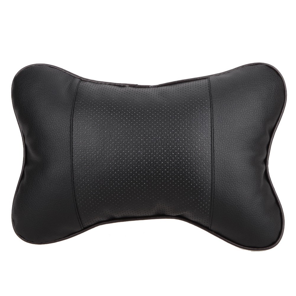 Leather Headrest Four Seasons Car Neck Pillow MGO3