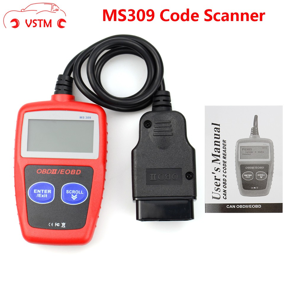 Code Scanner MS309 CAN BUS OBD2 Car Code Reader EOBD OBD II Diagnostic Tool MS 309 With Multi Language