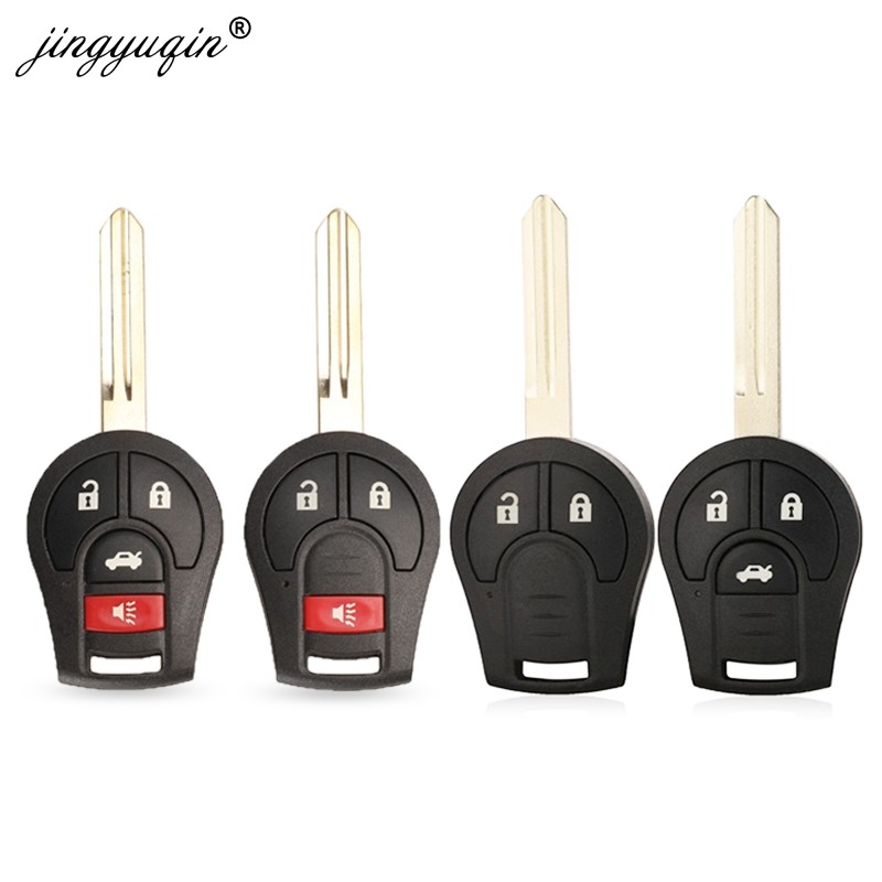 jingyuqin 2 3 2 1 3 1 1 Remote Key Shell Case For Nissan Sylphy Cube Juke Rogue Micra Qashqai Altima Maxima Sentra Versa