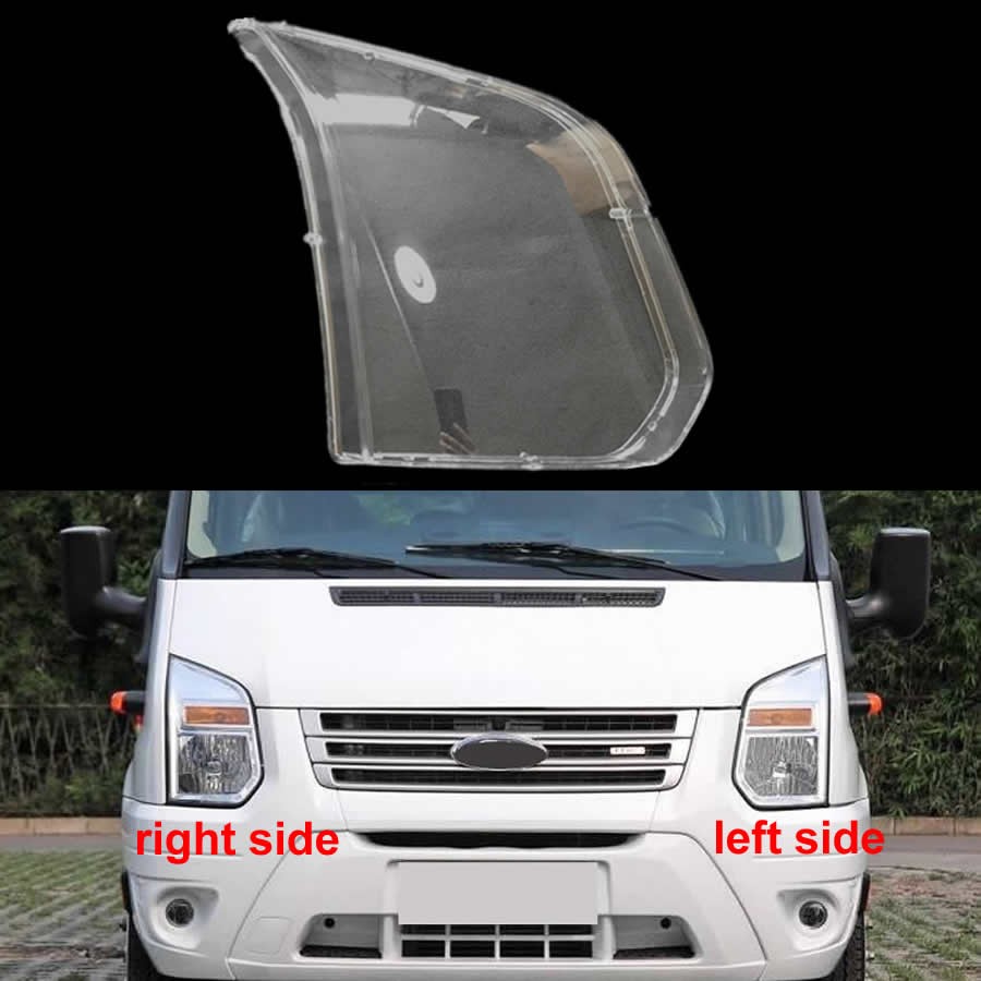 For Ford Transit V348 2013-2016 Headlight Cover Glass Lampshade Headlight Bulbs Shell Lens Plexiglass Original Lens Replacement