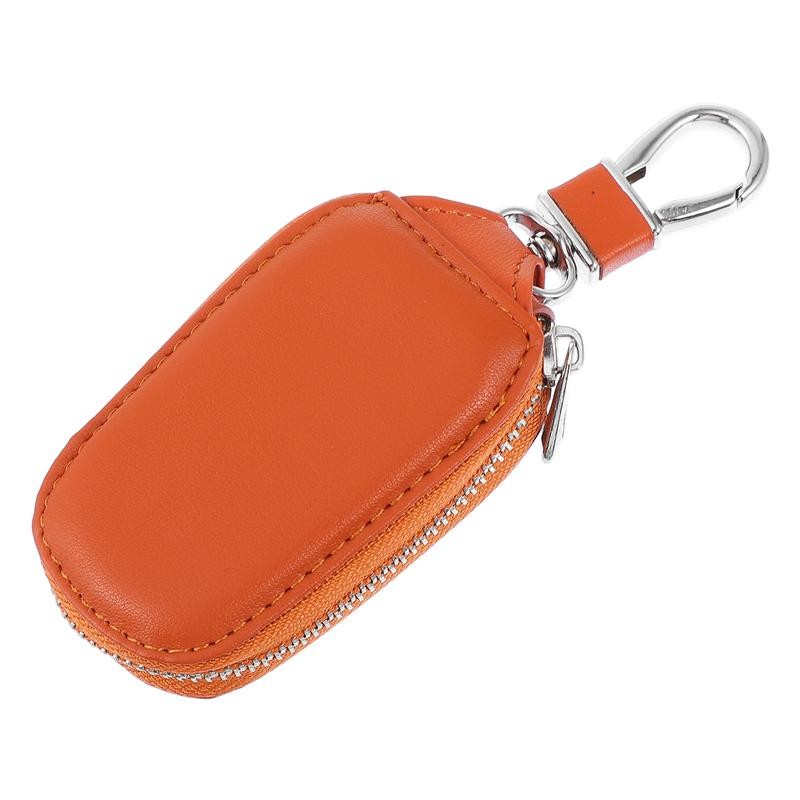 1pc Durable Car Key Bag Fashion Vehicle Key Pouch Portable Car Key Bag Key Cover Key Holder Auto Accessories