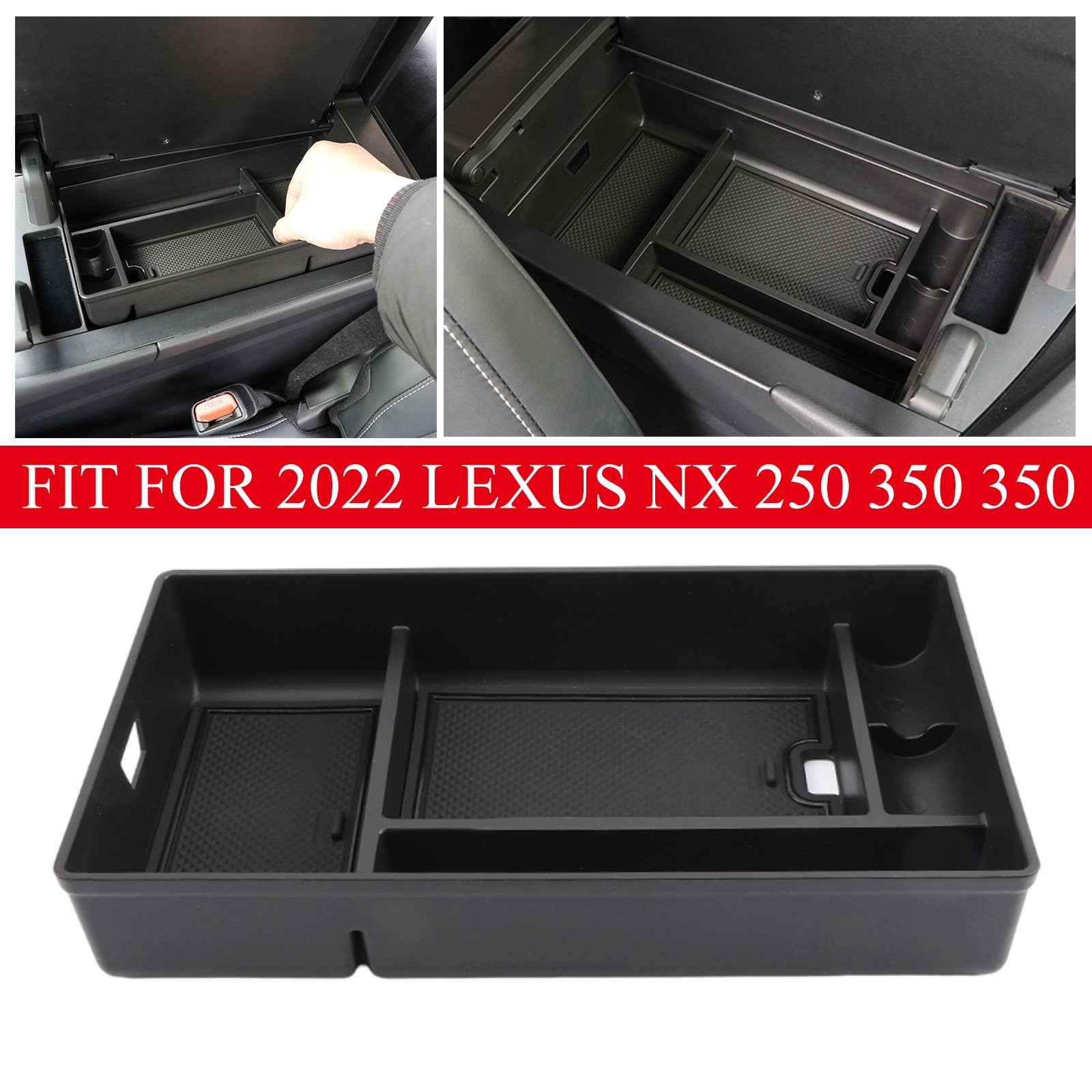 Lexus NX 250 350 350h Black Interior Armrest Console Box Central Store