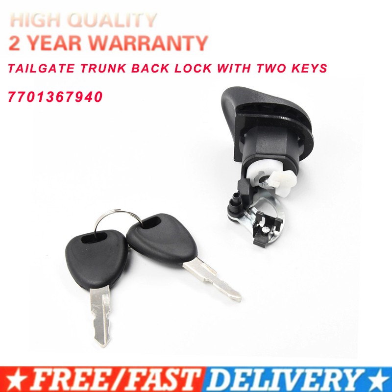 DACIA RENAULT LOGAN SANDERO Rear Lock Two Keys 7701367940