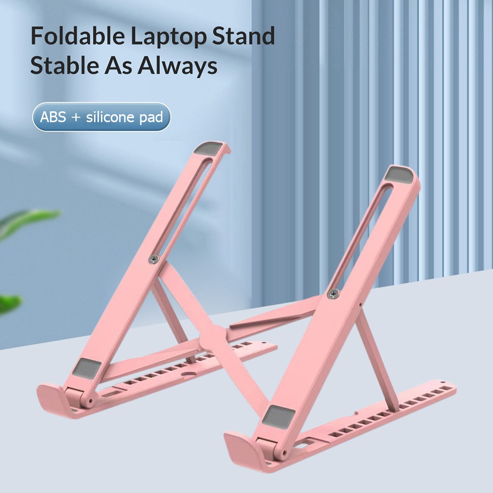 Foldable Desktop Laptop Stand Bracket Anti-slip Silicone Adjustable Stand Support Cooling Rack for Laptop Tablet Mobile Phone