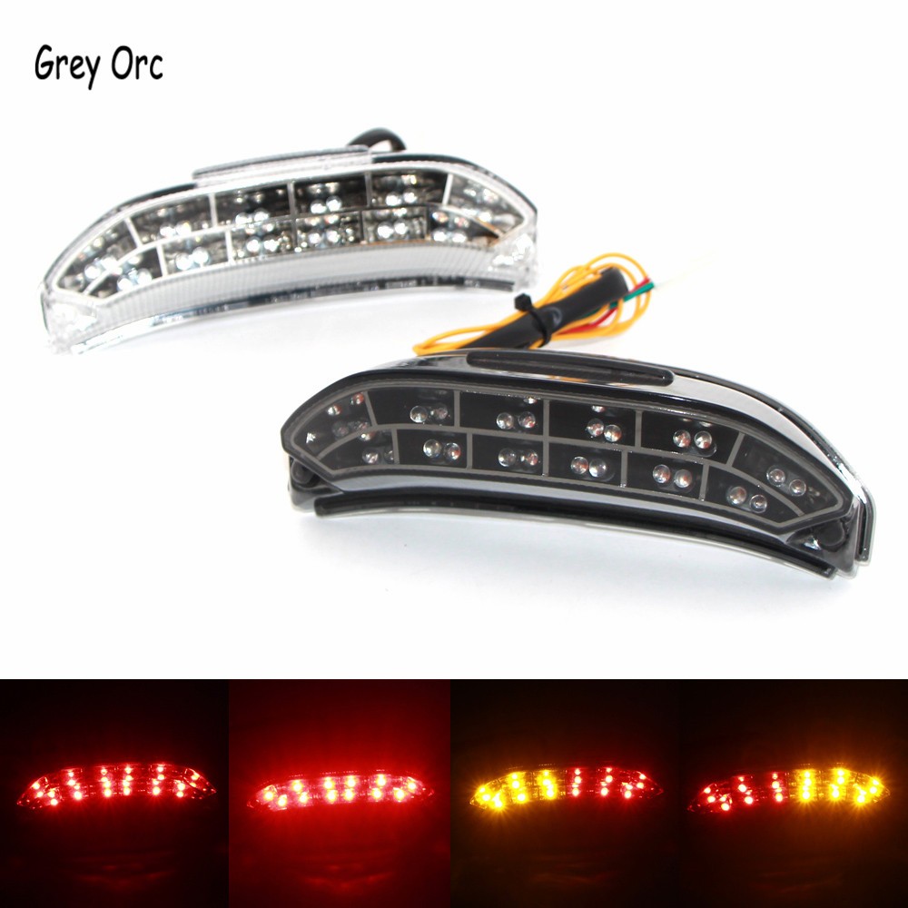 For Honda CBR 600RR 2013 2014 2015 Motorcycle LED Rear Turn Signal Tail Stop Integrated Light Bulbs