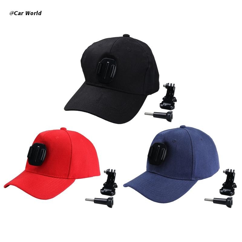 6XDB Sports Camera Portable Adjustable Canvas Sun Hat for -DJI Action Camera