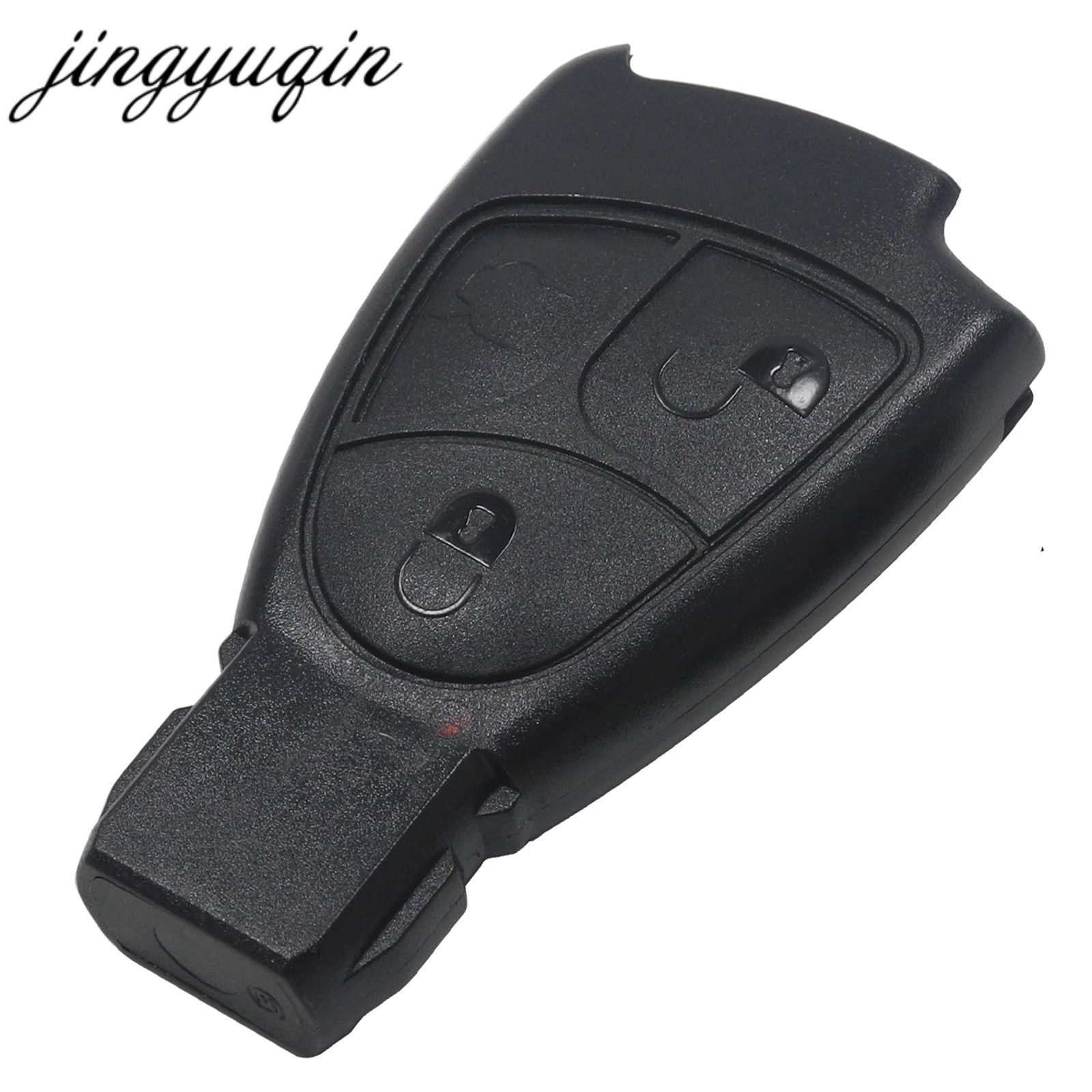 jingyuqin Replacement Fob Remote Key Fob Case Cover For Mercedes Benz B C E ML S CLK CL 3 Buttons 2B 4BT