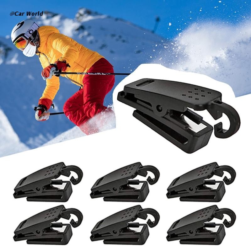 Mask Holder for Ski Helmet Mask Clip Hook Bracket Cycling Skiing Climbing Sports