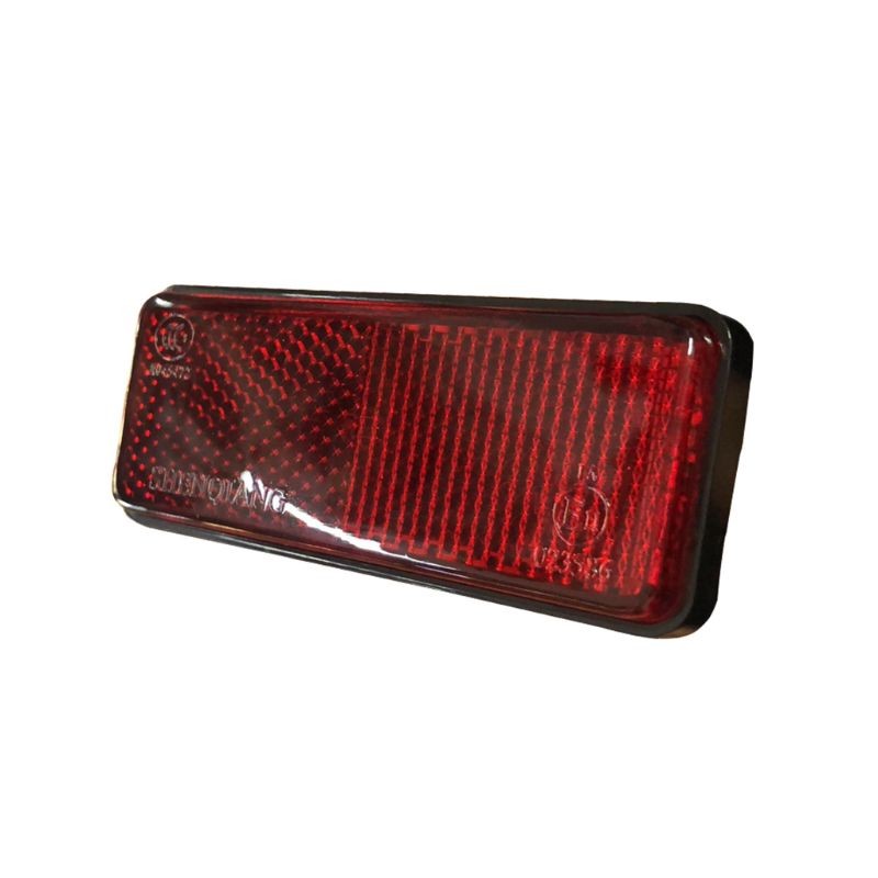 1pc ATV Rear Reflector For ATV Motorcycle Dirt Bike Quad Scooter Red Rectangle Reflector Panel