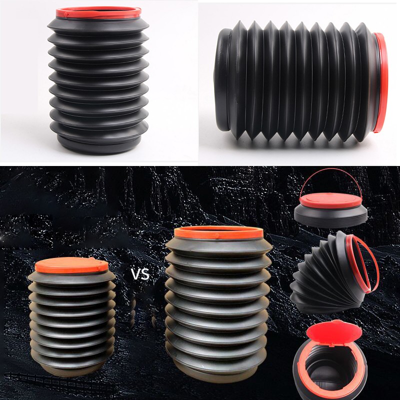 Thickened Car Storage Box Trash Can Accessories Collapsible Portable Storage Bucket Outdoor Fishing Bucket Car Trash Can Trash Can