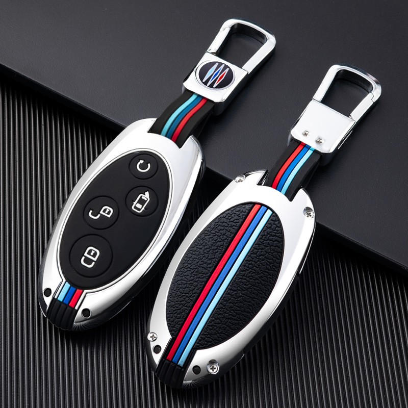 Car Key Metal Shell forBYD Song Max Yuan S7 Qin 80r Allroad Zinc Alloy Car Key Bags Covers