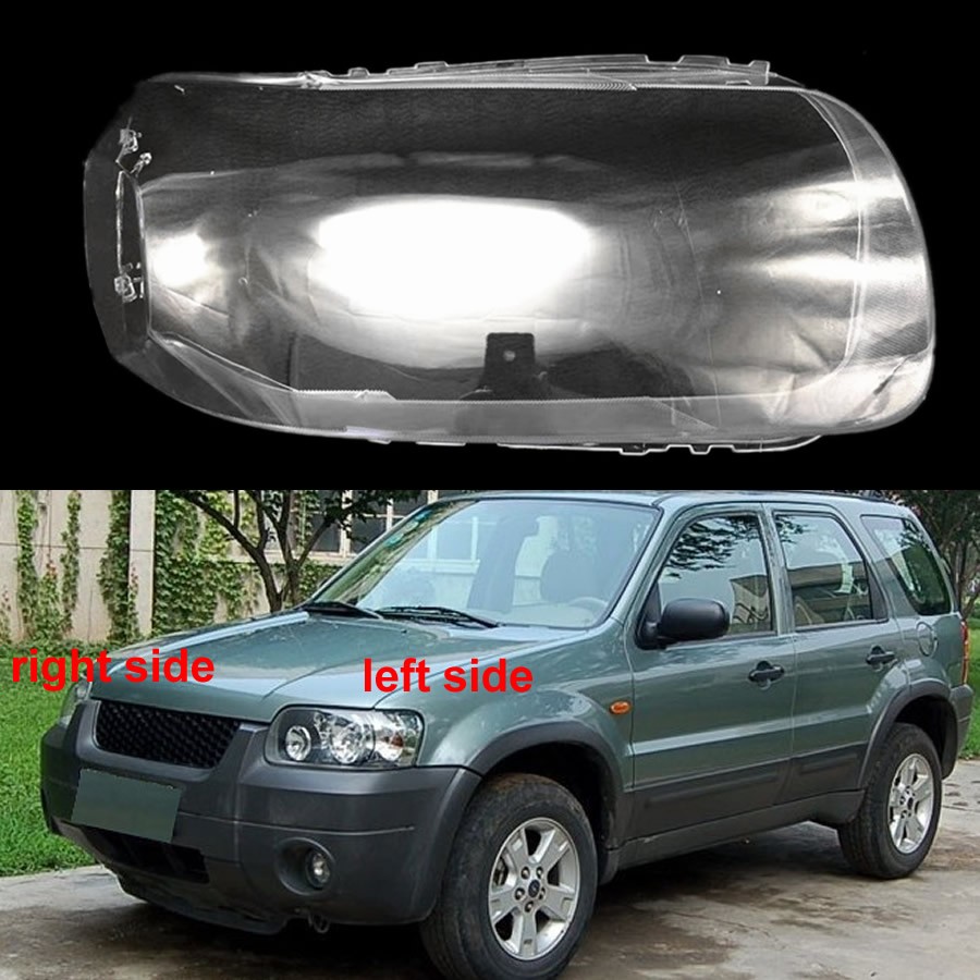 For Ford Kuga 2005-2011 Clear Headlights Cover Clear Taillights Cover Plexiglass Replace the Original Lampshade