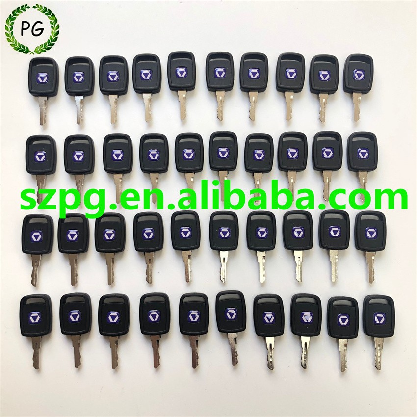 40pcs XCMG Key for Xugong Liugong Bearing 30E 40B 50C 50CN 855 856 Electric Key Lock